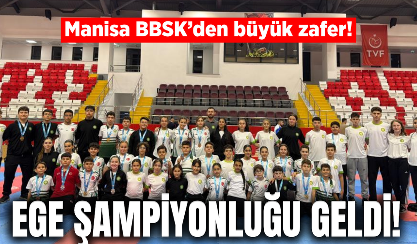 Manisa BBSK’dan tarihi başarı! 63 madalyayla Ege şampiyonu oldu