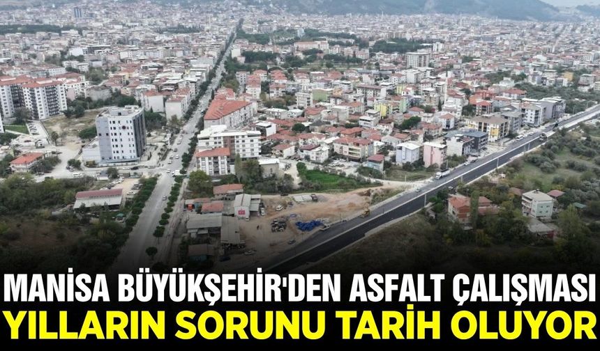 Manisa'da ulaşım standartları yükseliyor: Adnan Menderes Caddesi'nde çalışma