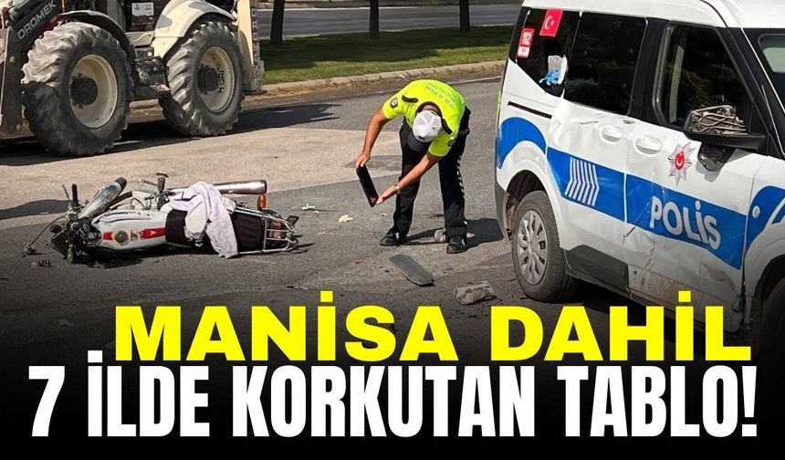 Motosiklet kazalarında ürküten tablo: Listede Manisa'da var!