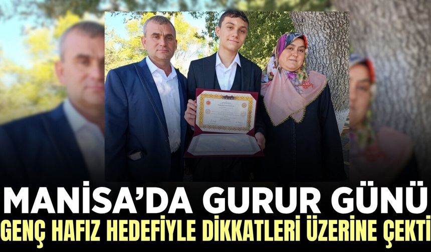 Manisa'da 14 yaşındaki çocuktan dikkat çeken hedef