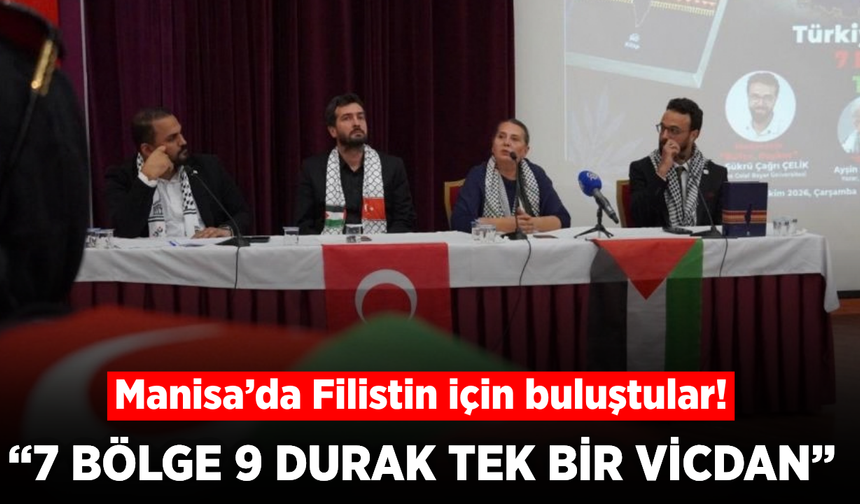 Manisa’da Gazze gündemi: “Tek Bir Vicdan” paneli düzenlendi