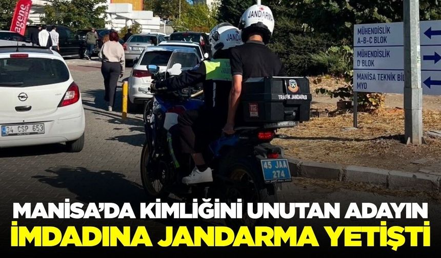 Manisa'da KPSS'ye Dakikalar Kala Jandarma Seferberliği