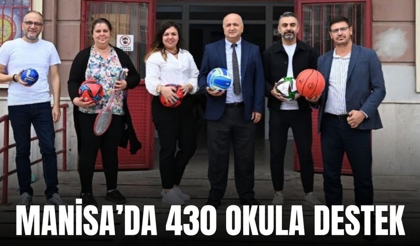 Manisa'da kırsaldaki öğrenciler unutulmadı