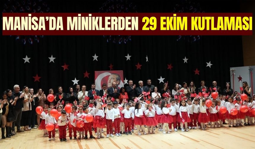 Manisa'da Cumhuriyet Bayramı'na renk katan gösteri