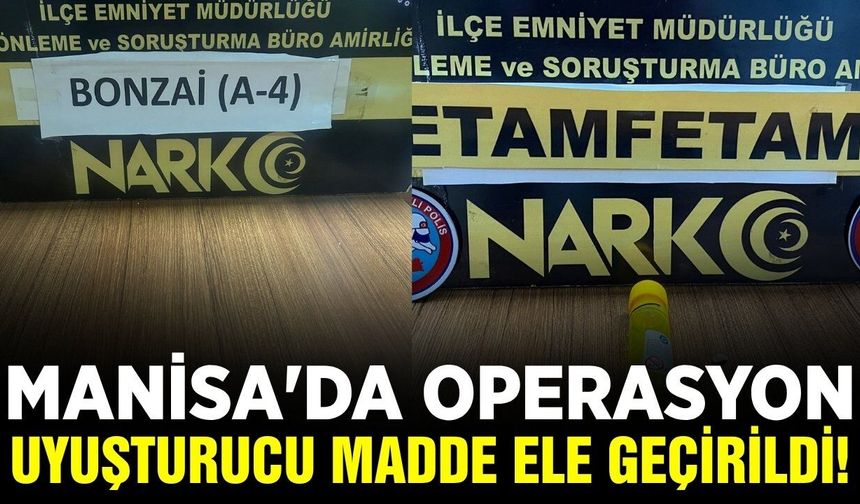 Manisa'da aranan şahıslar yakayı ele verdi!