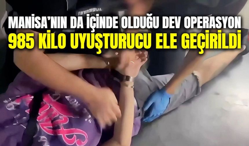 Manisa’da Uyuşturucu Alarmı! 1.297 şüpheliden 714’ü tutuklandı
