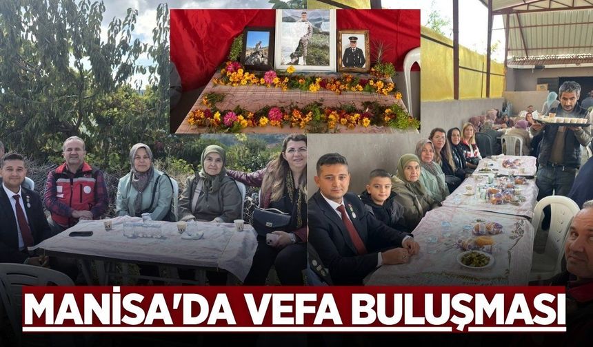 Manisa'da Şehit Hakkı Eryılmaz sene-i devriyesinde anıldı