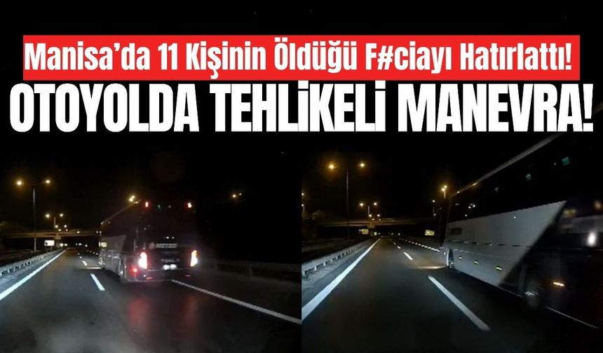 Manisa’daki otobüs kazası sonrası korkutan görüntüler!