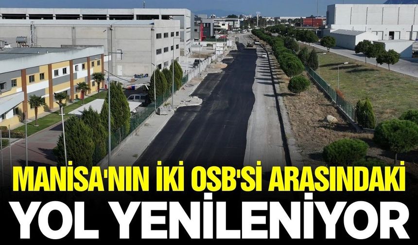 İki sanayi bölgesini birleştiren eski Menemen Yolu’nda asfalt seferberliği!