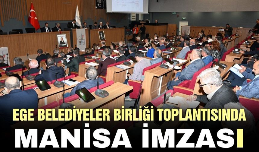 MASKİ Genel Müdürü Kılıç, Ege Belediyeler Birliği toplatısında