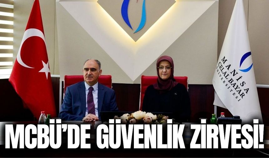 MCBÜ’de öğrencilerin güvenliği için tedbirler masaya yatırıldı!