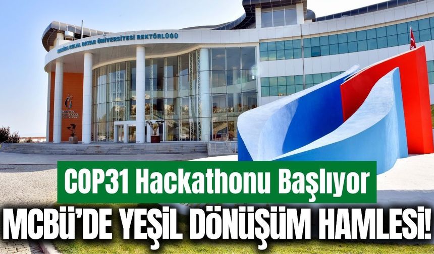 MCBÜ’den yeşil dönüşüm hamlesi!