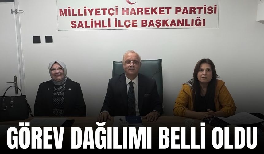 MHP Salihli teşkilatında yeni dönemin görev dağılımı belli oldu