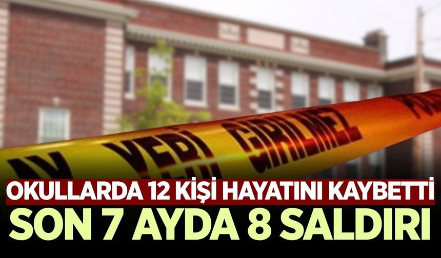 Okullarda korkutan bilanço: Son 7 ayda 8 saldırı