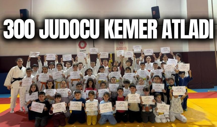 Salihli'de 300 judocu üst kemer için ter döktü!