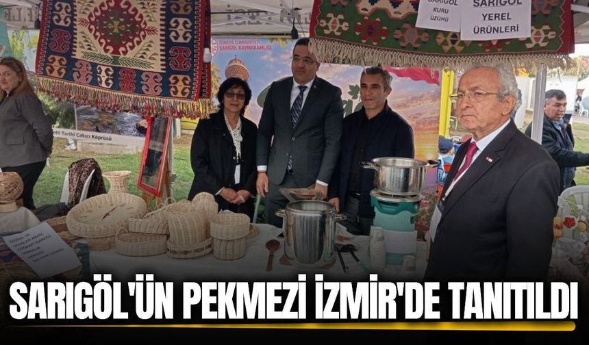Sarıgöl’ün yöresel lezzetleri İzmir fuarında ilgi gördü!