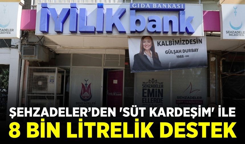 Manisa'da 8 bin litreyi aşkın süt dağıtıldı!
