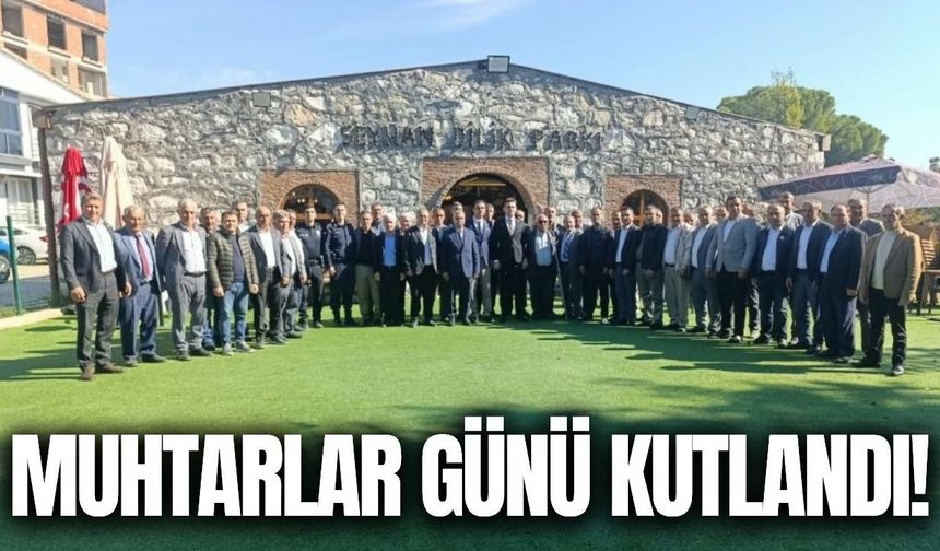 Selendi'de muhtarlar günü kutlandı!