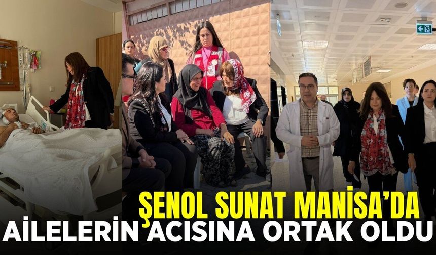 Şenol Sunat Soma’da: Acıya ortak oldu
