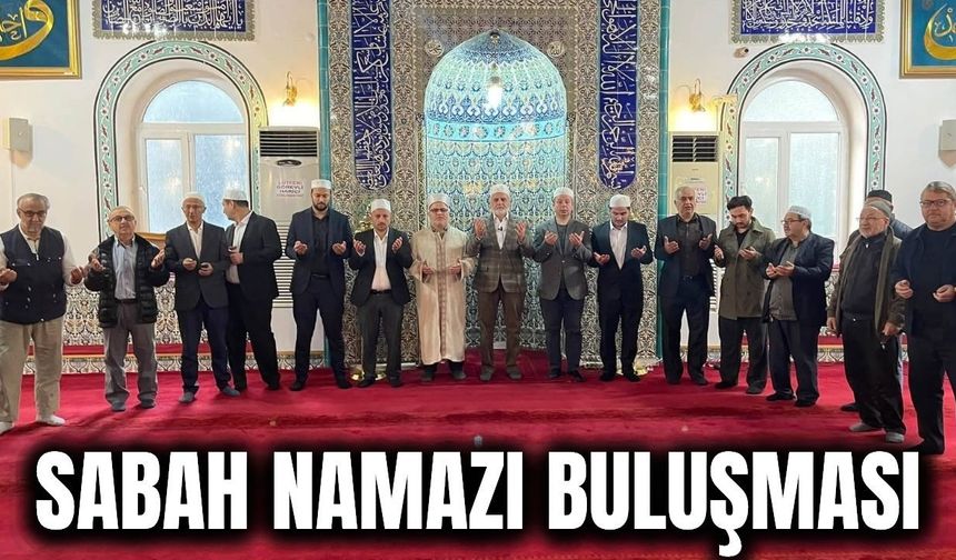 Soma'da Sabah Namazında Anlamlı Buluşma!