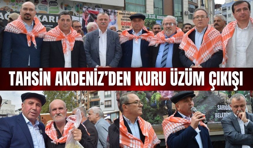 Tahsin Akdeniz’den Horozköy Meydanı’nda kuru üzüm çıkışı: “Kral çıplak!”