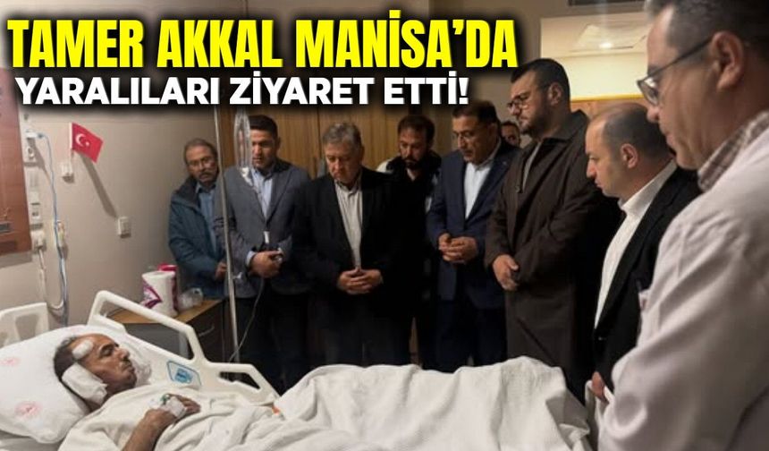 Tamer Akkal Soma'da yaralı madencileri ziyaret etti!