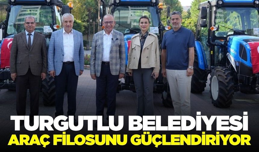 Turgutlu Belediyesi araç filosunu güçlendirdi: 2026’da 8 yeni araç ve iş makinesi