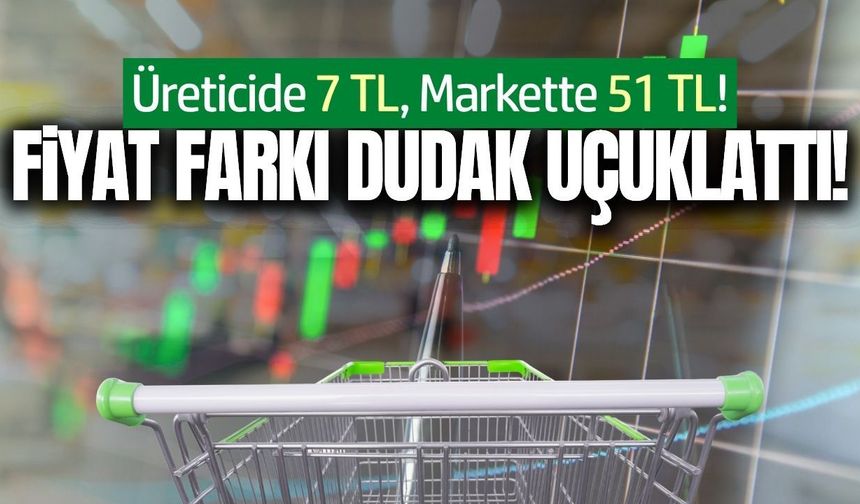 Üretici ve market arasındaki fiyat farkı dudak uçuklattı