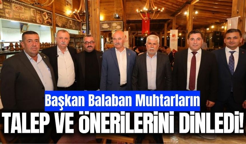 Yunusemre’de Muhtarlar Günü’nde anlamlı buluşma!
