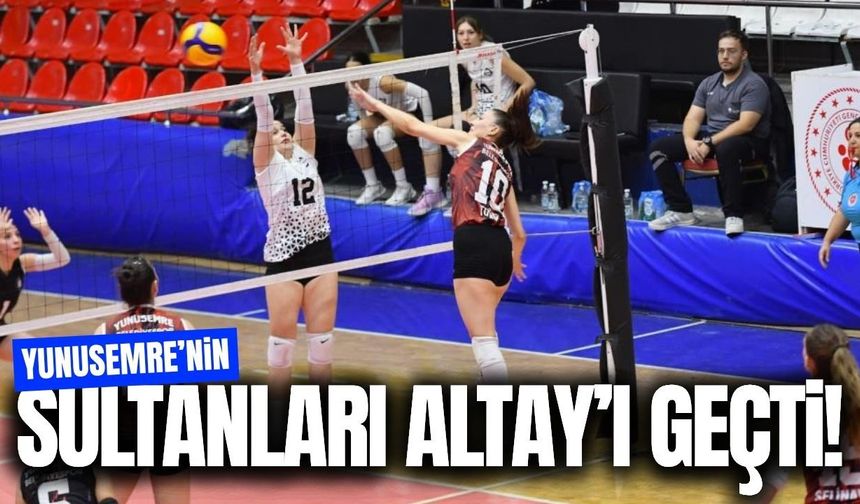 Yunusemre’nin sultanları sahasında fırtına gibi esti!