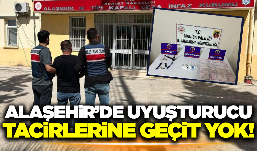 Alaşehir'de zehir tacirlerine operasyon!