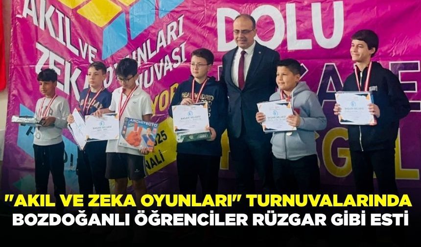 'Genç dahiler' Aydın’da fırtına estirdi