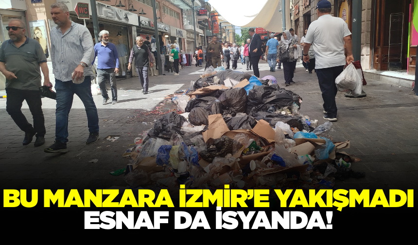 İzmir'in Merkezinde Çöp Alarmı