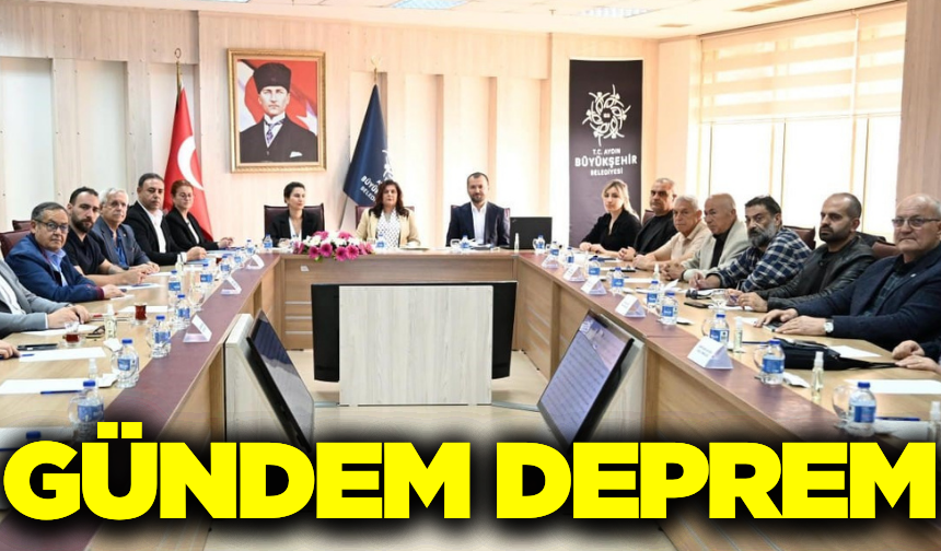 Ege'de deprem konuşuldu