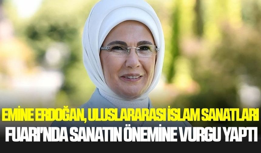 Erdoğan "Uluslararası İslam Sanatları Fuarı"nda konuştu