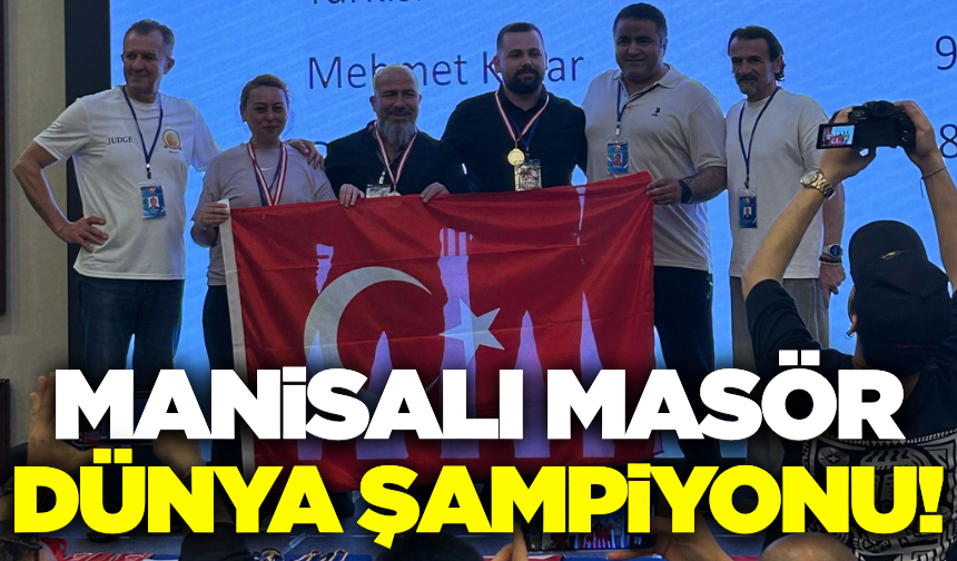 Kırkağaçlı Mehmet Kaçar'dan büyük başarı!