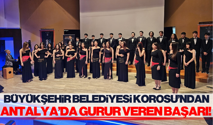 Manisa Büyükşehir Belediyesi Çok Sesli Gençlik Korosu'ndan büyük başarı!