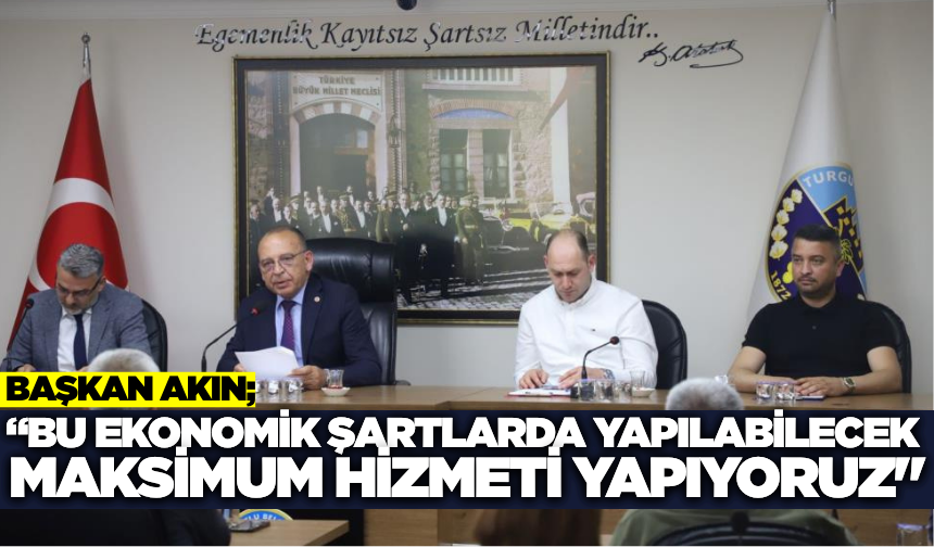 Turgutlu Belediye Başkanı Akın'dan önemli açıklamalar!