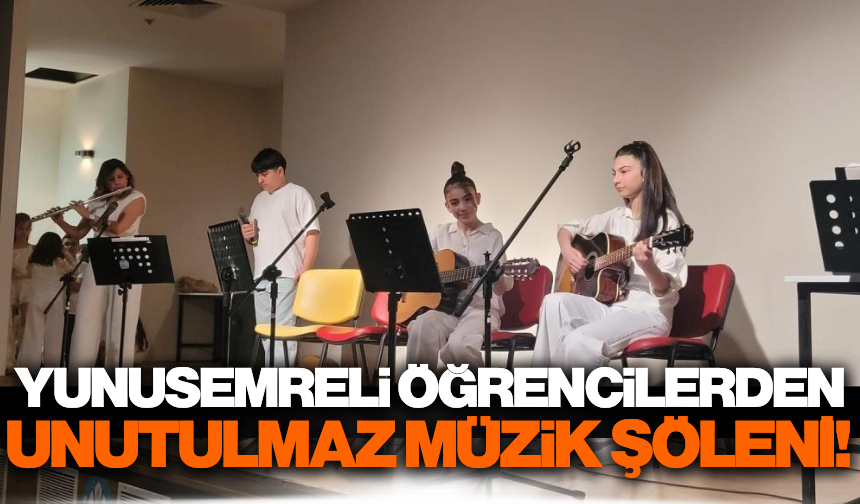 Yunusemreli öğrenciler, performanslarıyla geceye damga vurdu!