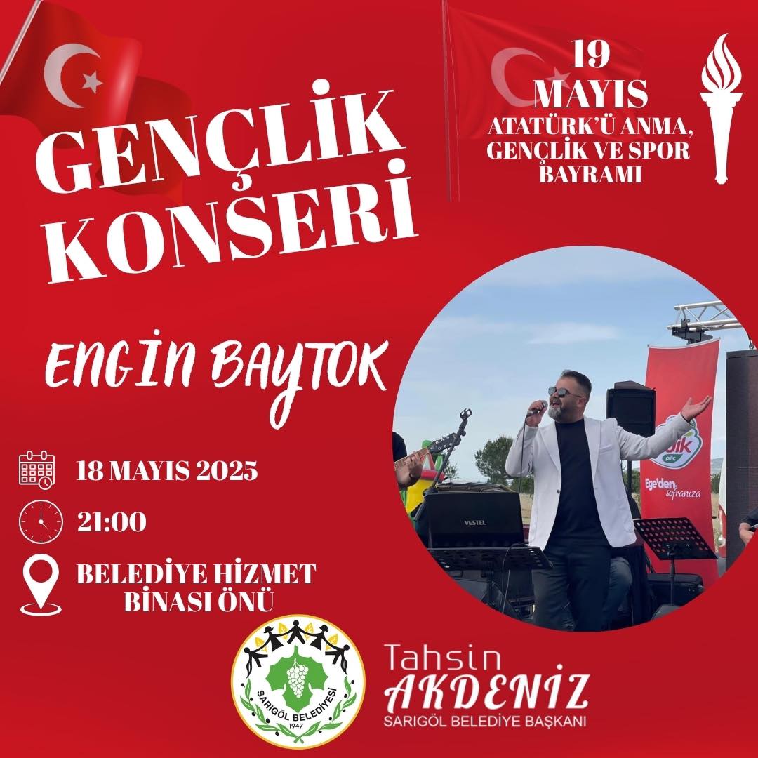 Sarıgöl'de konser zamanı-1