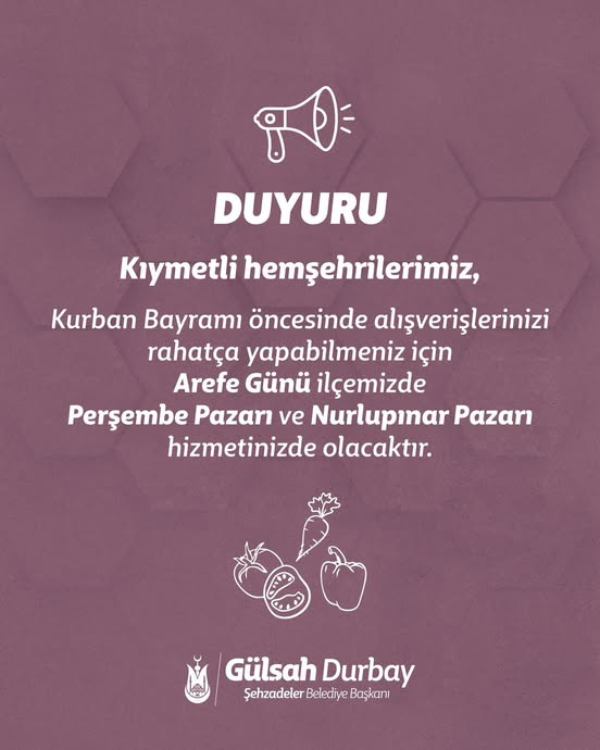 Manisa'da belediyeden duyuru: Arefe günü açık olacak-1