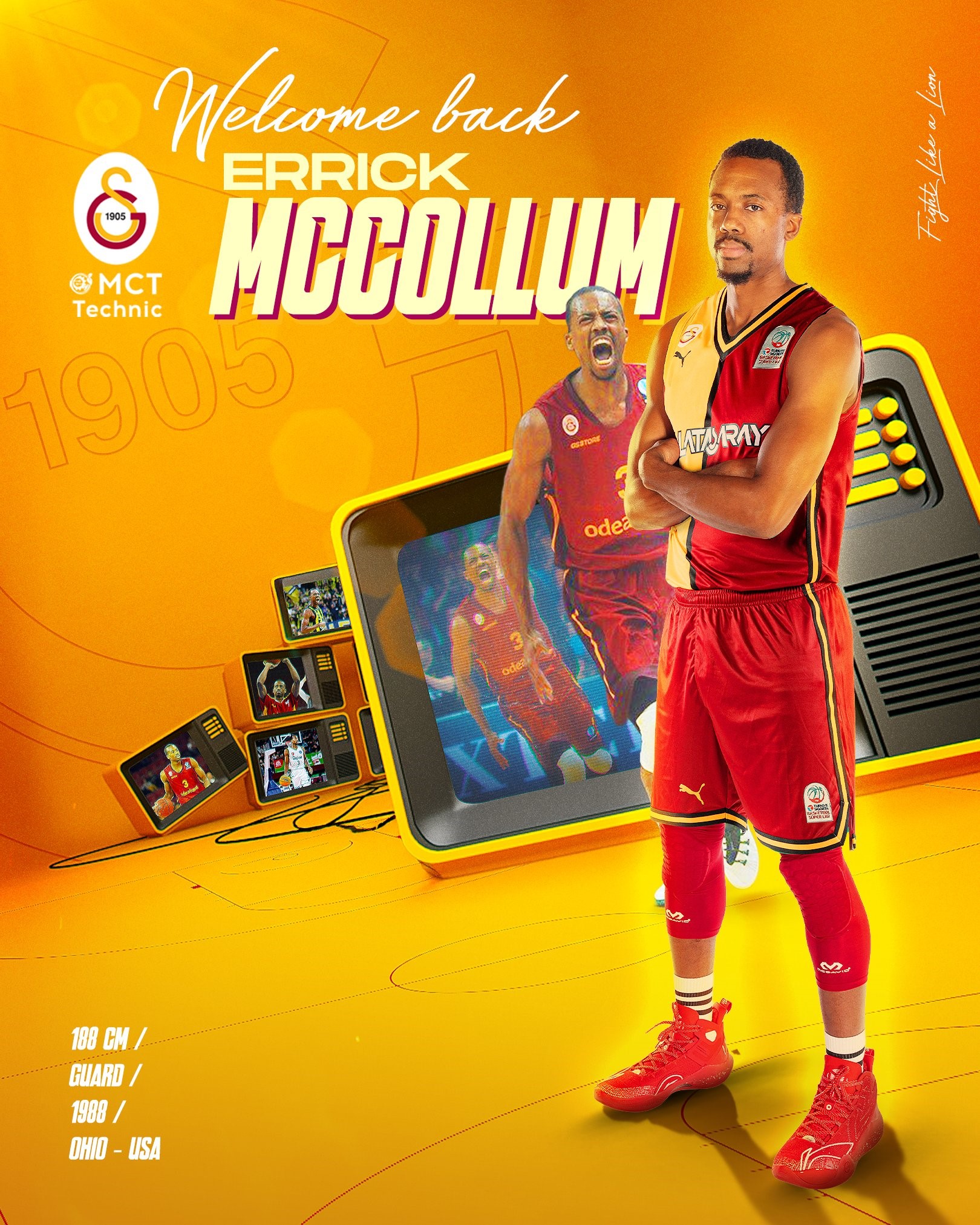 erick mc collum galatasaray'da