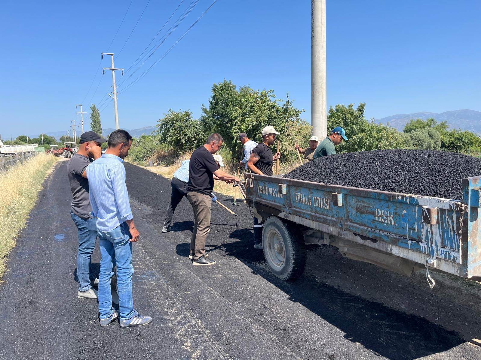 Ege’de Çalışmalar Devam Ediyor Yollar Daha Konforlu (5)