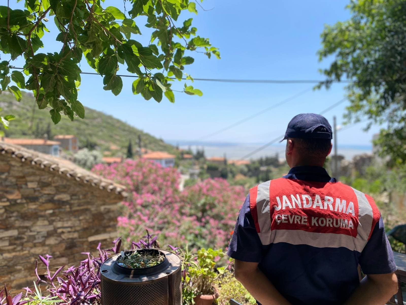 Ege'de Jandarma Ekipleri Tarafından Orman Yangınlarına Karşı Bilgilendirm (5)