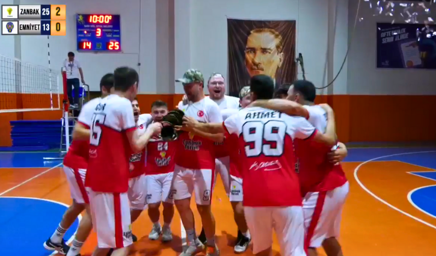 Sarıgöl'de Voleybolun Kazananı Zanbak Tarım Oldu! 2