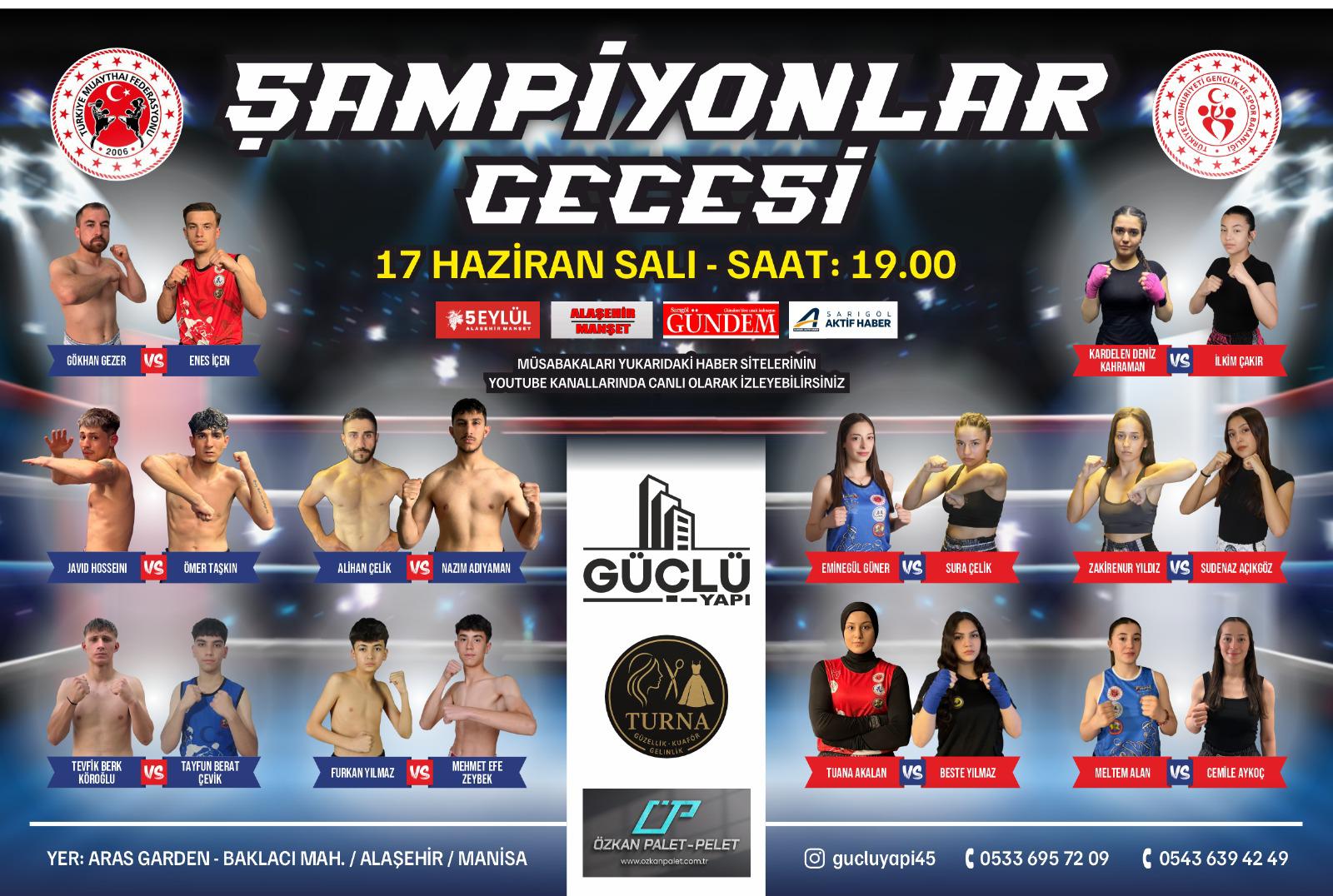 Alaşehir’de ‘Şampiyonlar Gecesi’ heyecanı yaşanacak-1