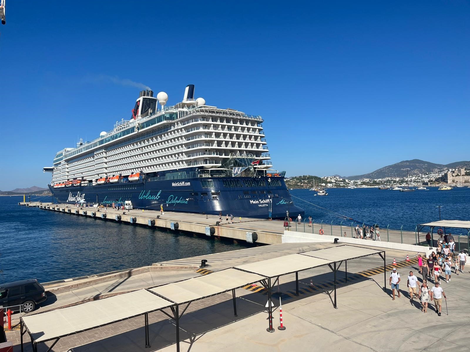 Bodrum'a Mein Schiff 5 İle Alman Turist Akını (4)