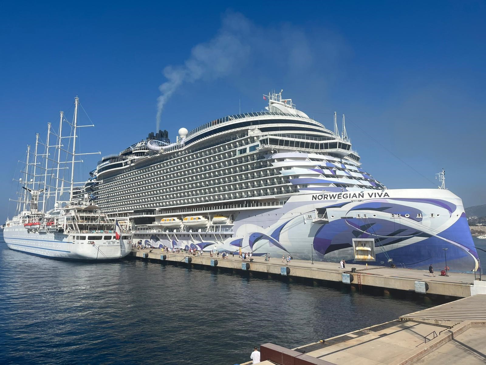 Club Med 2 Ve Norwegian Viva Adlı Yolcu Gemileri, Toplam 3 Bin 907 Yolcu Getird (2)