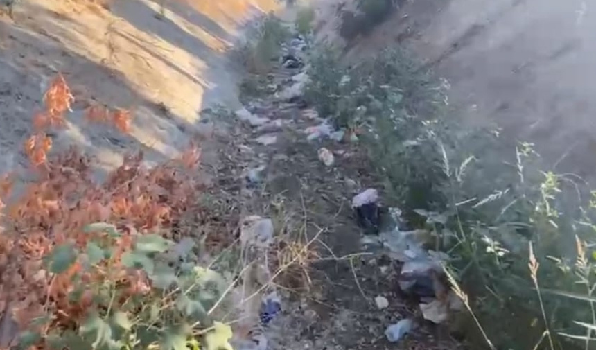 Manisa'da Dereye Akan Pis Su Vatandaşları Tedirgin Ediyor 1