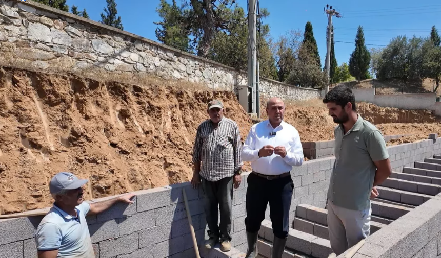 Sarıgöl'de Bir Ilk Mezarlıklar Lahit Sistemiyle Yenileniyor (2)